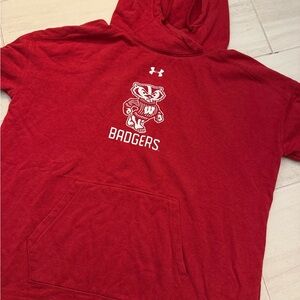 Under Armour Red Badgers Hoodie